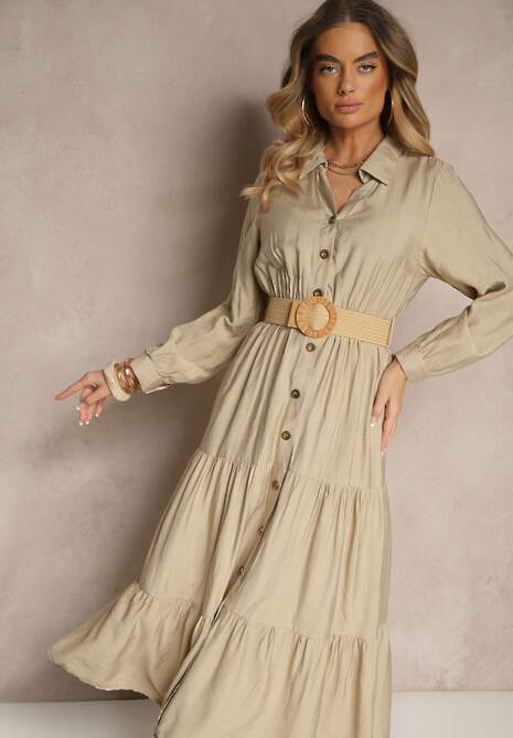 Rochie Feluriela Bej 4