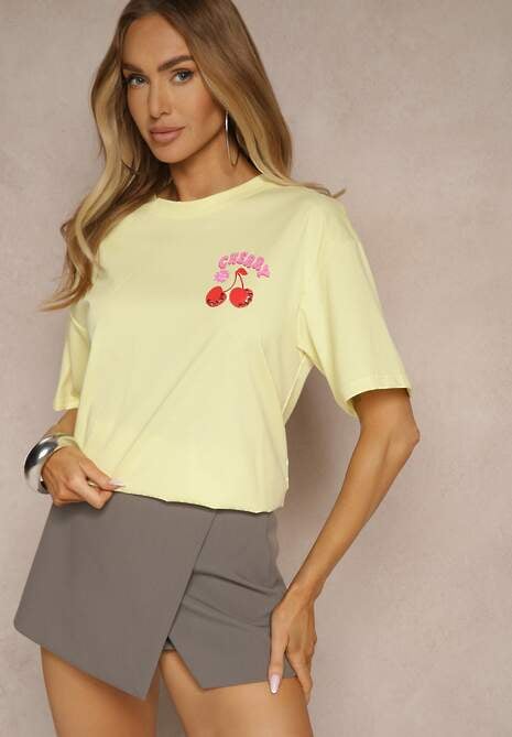 T-shirt Linavella Galben 5
