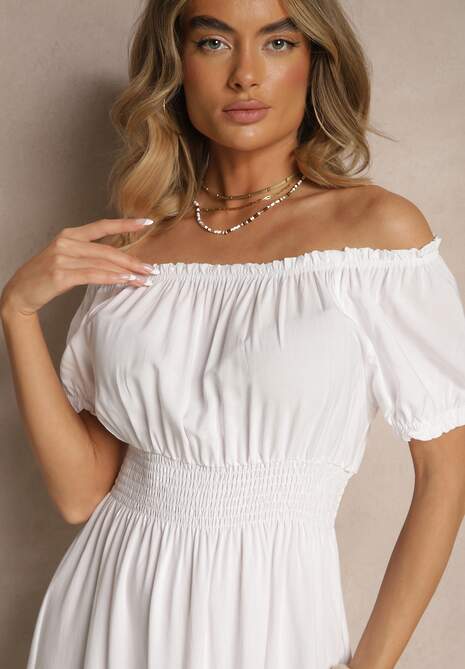 Rochie Miratela Albă 5