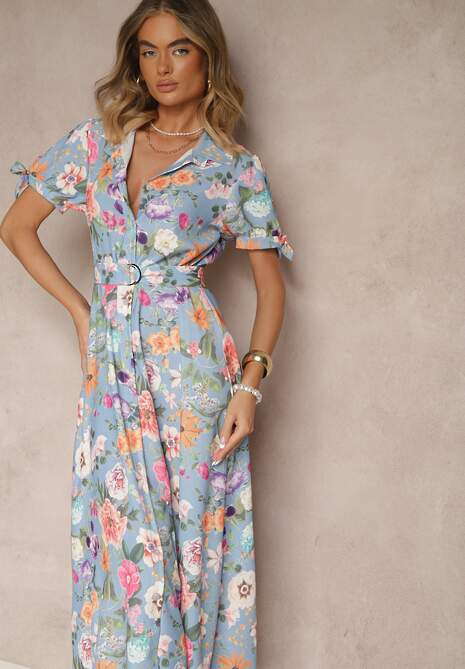Rochie Fevalirra Albastru deschis 4