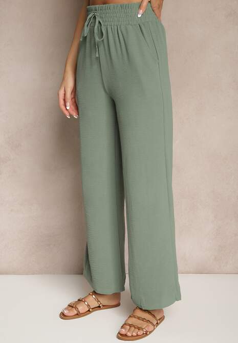 Pantaloni Savimirae Verde închis 4