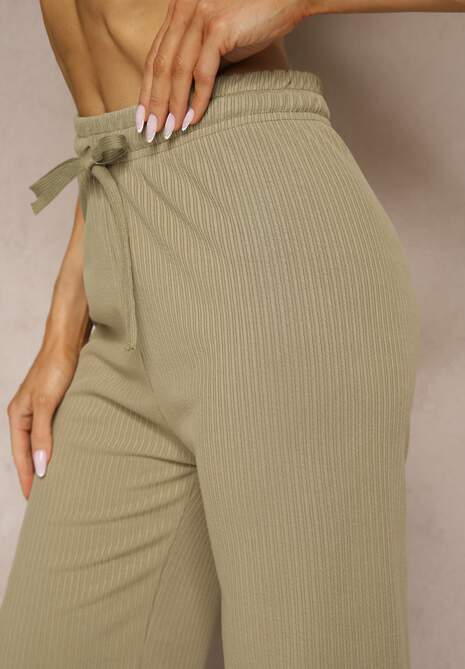 Pantaloni Savianne Bej închis 5