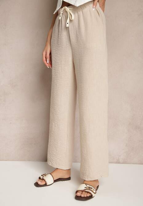 Pantaloni Mirarena Bej 4