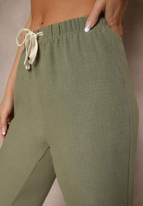 Pantaloni Mirarena Verde închis 5