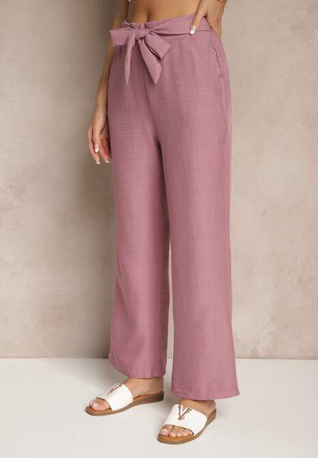 Pantaloni Mireniela Mov deschis 4
