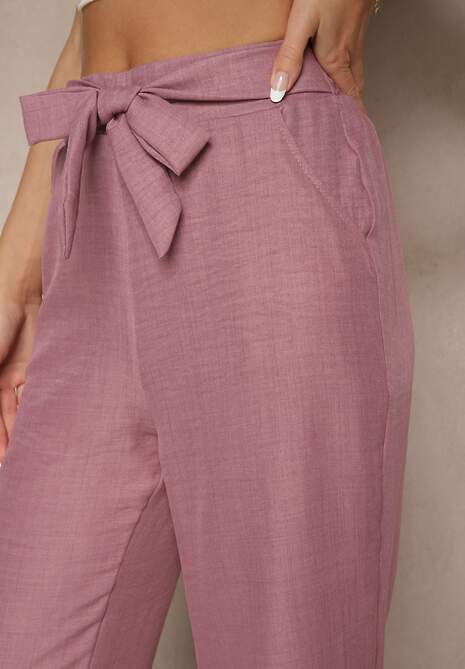 Pantaloni Mireniela Mov deschis 5