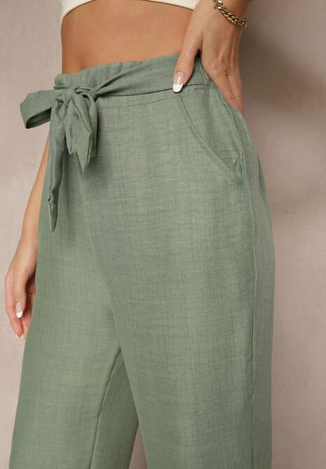Pantaloni Mireniela Verde închis 5
