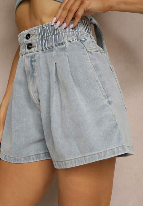 Pantaloni scurți Rinitia Albastru deschis 5
