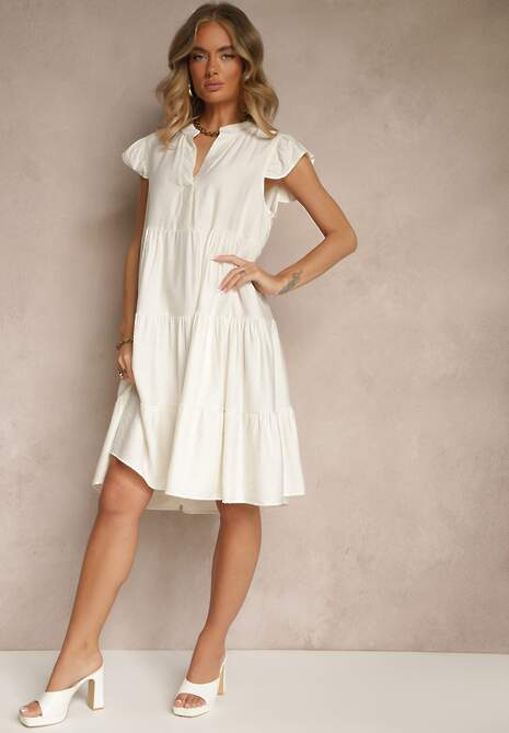 Rochie Mevamara Bej deschis 4