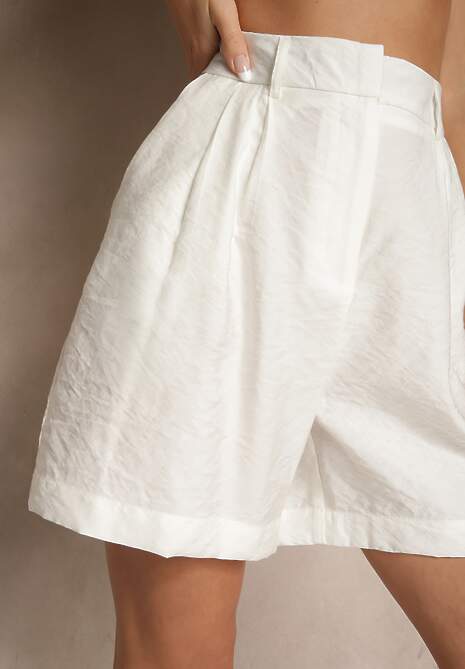 Pantaloni scurți Nitavea Albi 5