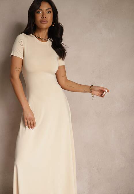 Rochie Liranisea Bej deschis 4