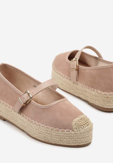 Espadrile Fevolise Roz 6