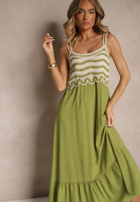 Rochie Efralisse Verde 4