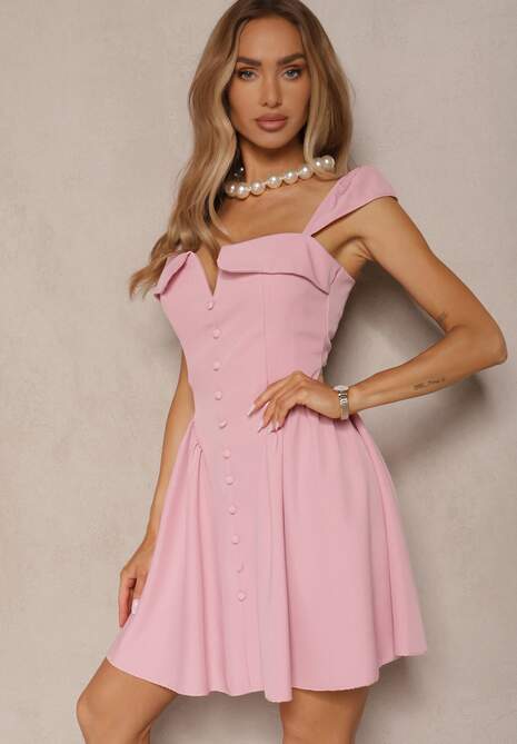 Rochie Salaviel Roz