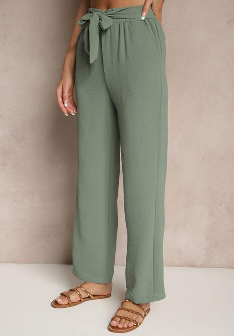 Pantaloni Salemira Verde închis 4