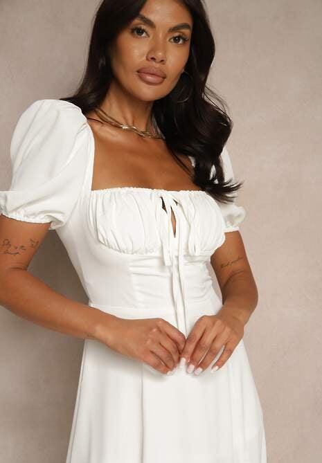 Rochie Idanvera Albă 5