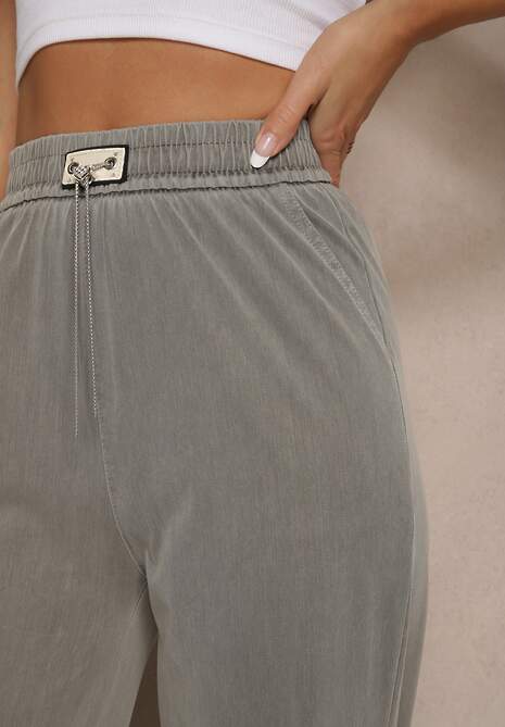 Pantaloni Frovanna Gri 5