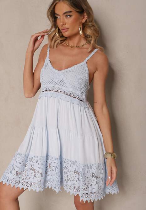 Rochie Mavinelle Albastru deschis