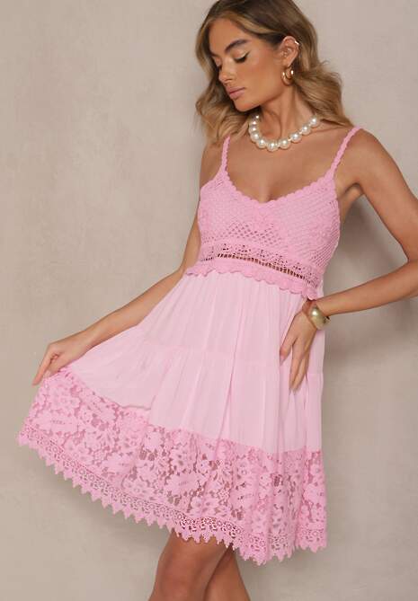 Rochie Mavinelle Roz 4