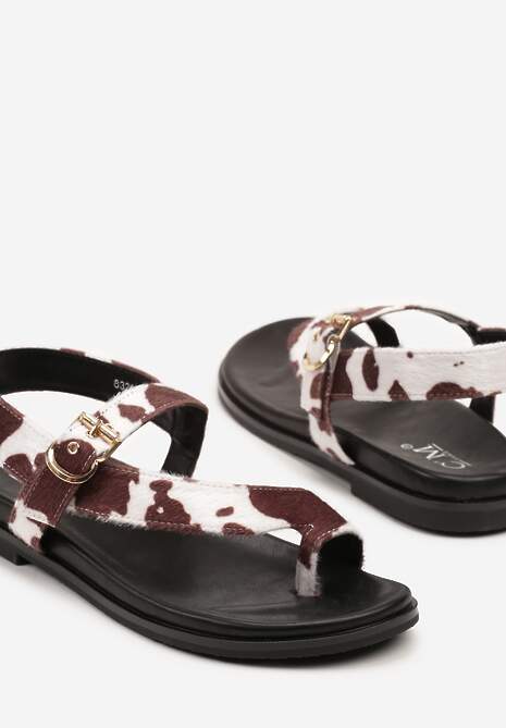 Sandale Reavessa Negru cu alb 6