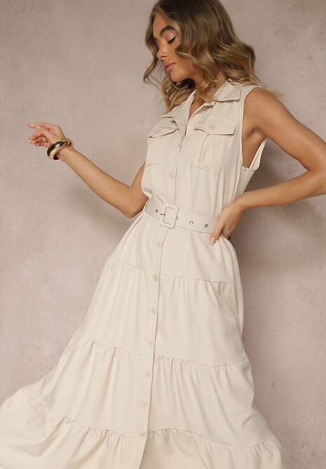 Rochie Maviosa Bej 4
