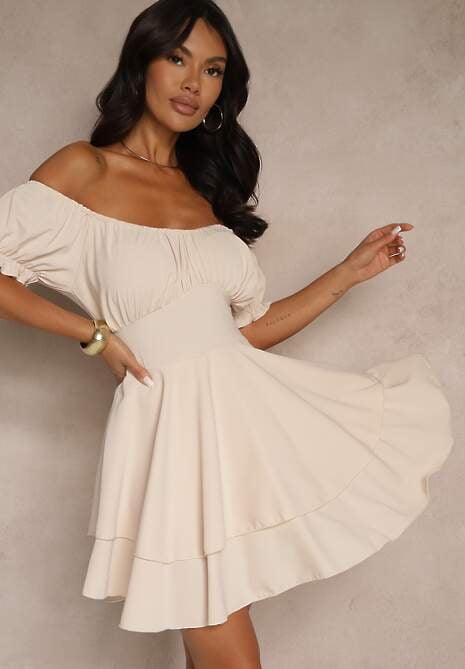 Rochie Mavilare Bej 4