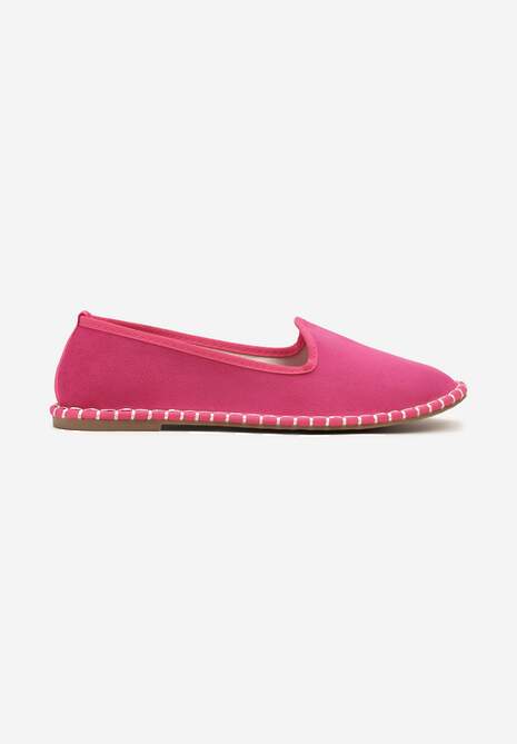 Fuksjowe Espadryle Balerinki z Przeszyciami Firalissea 4