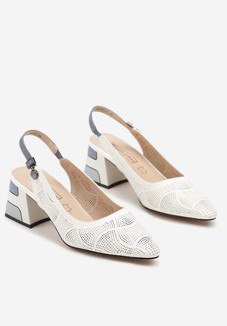 Pantofi cu toc Milanelle Albi 5
