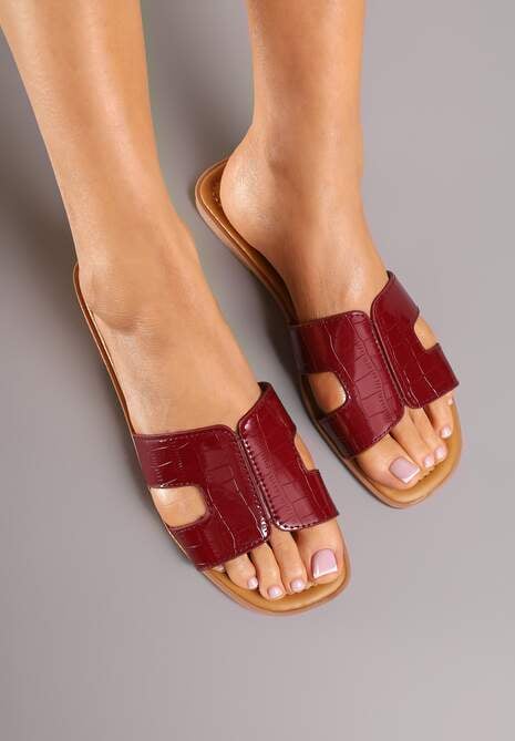 Papuci Bordo