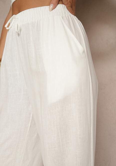 Pantaloni Filarive Albi 5