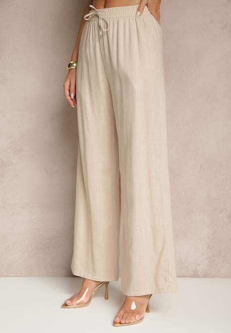 Pantaloni Filarive Bej deschis 4