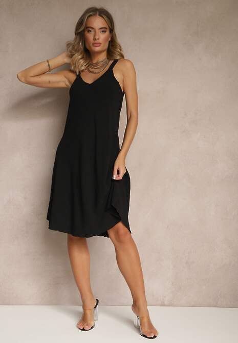 Rochie Folianne Neagră 4