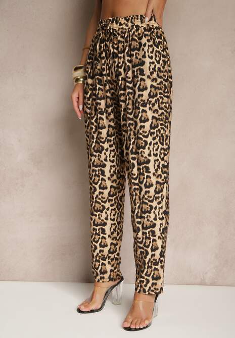 Pantaloni Tilarisea Imprimeu leopard 4