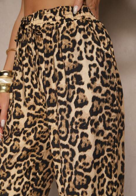 Pantaloni Tilarisea Imprimeu leopard 5