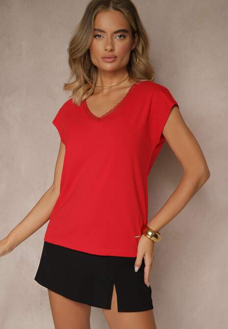 T-shirt Ralienne Roșu 4