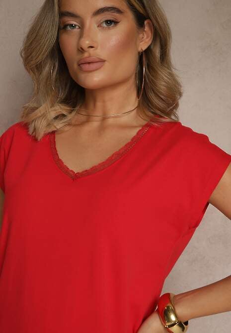 T-shirt Ralienne Roșu 5