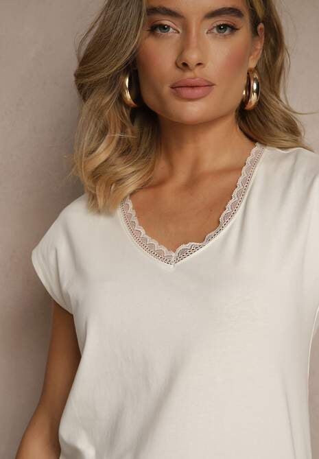 T-shirt Ralienne Alb 5