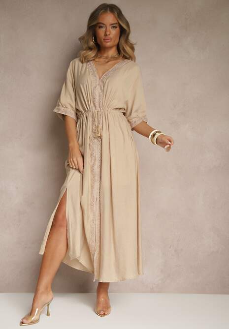 Rochie Aloviana Bej 4