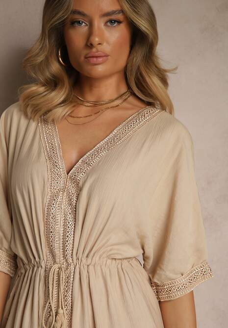 Rochie Aloviana Bej 5