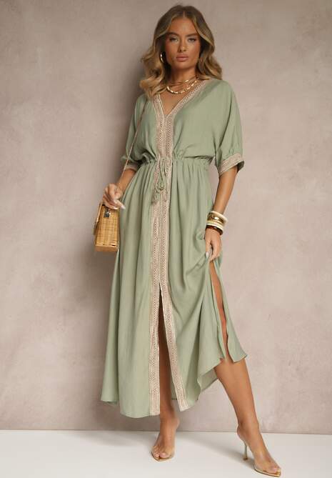 Rochie Aloviana Verde 4