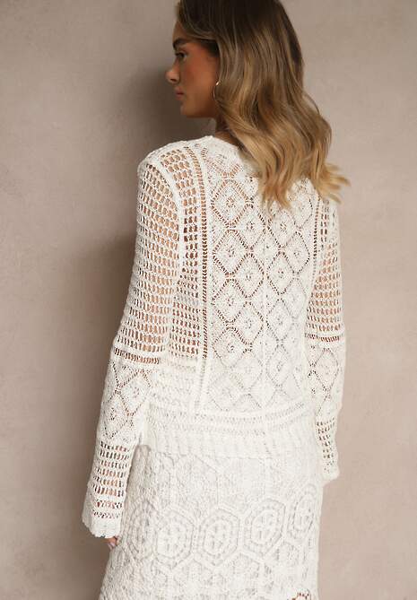 Cardigan Aramirae Alb 4