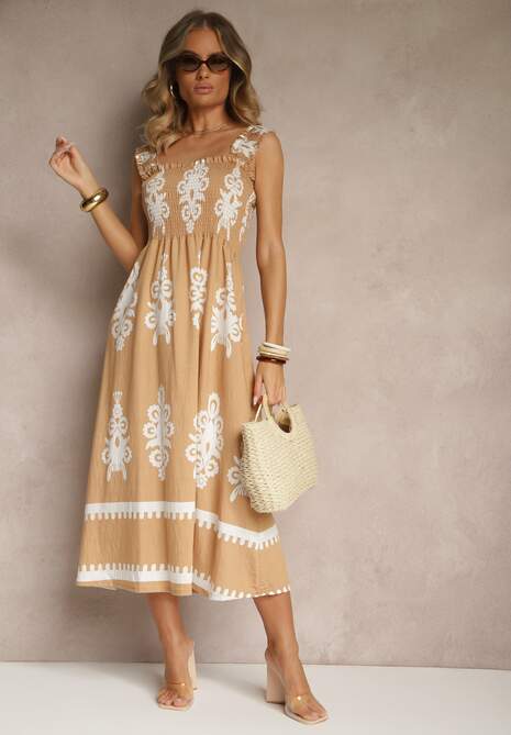 Rochie Aloxe Bej închis 4
