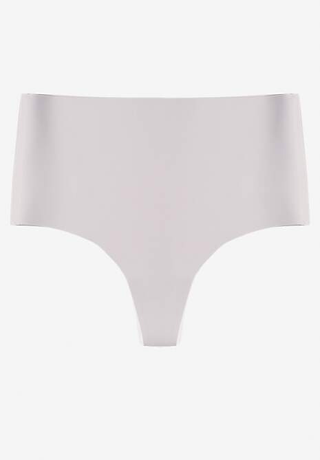 Jasnoszare Bezszwowe Majtki High Waist Kolunea