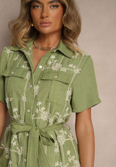 Rochie Malinnessa Verde 5
