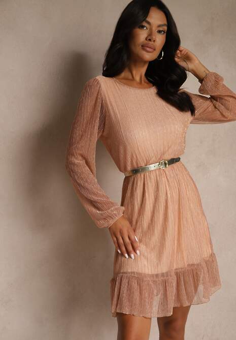 Rochie Melanissa Culoarea șampaniei
