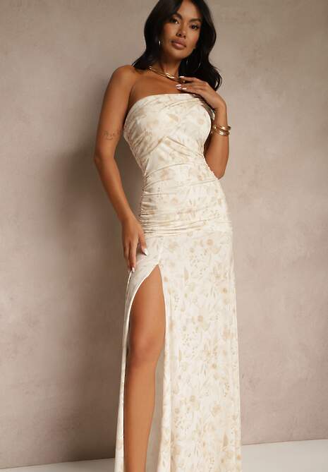 Rochie Melaniela Bej 4