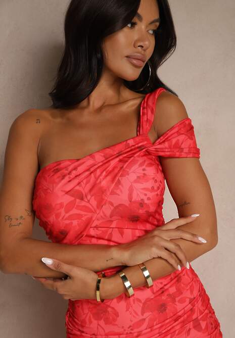 Rochie Melaniela Roșie 5