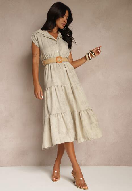 Rochie Fillona Bej deschis