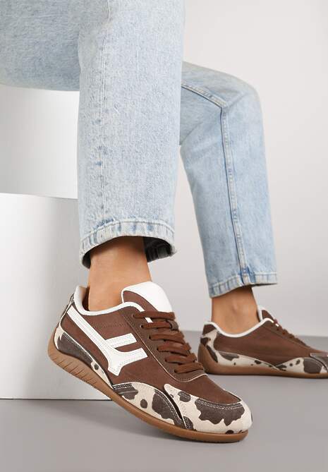 Wielokolorowe Sneakersy z Geometrycznym Motywem Arpolia