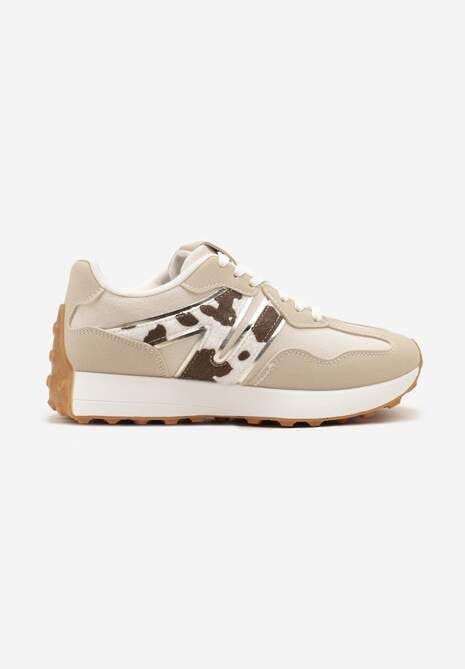 Czarno-Białe Sneakersy Ozdobione Geometrycznym Motywem Rilameia 4